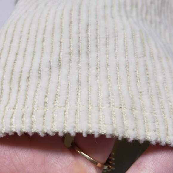 Vintage Y2K AMI Cream Corduroy Western Vest Womens XL - Picture 5 of 9